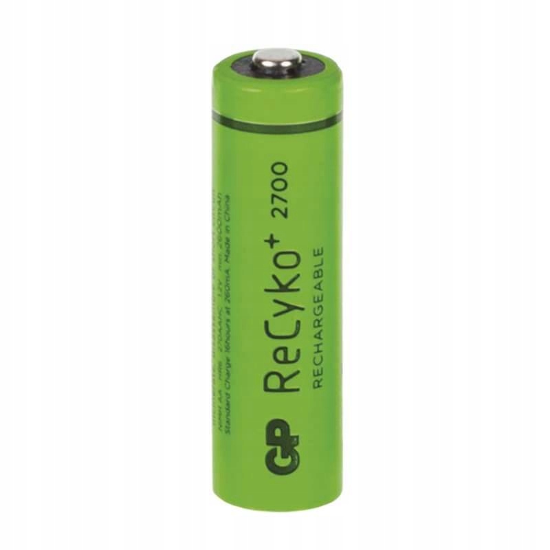 4 akumulatorki AA R6 2700mAh GP ReCyko+ Ready2Use Symbol baterii AA (R6)