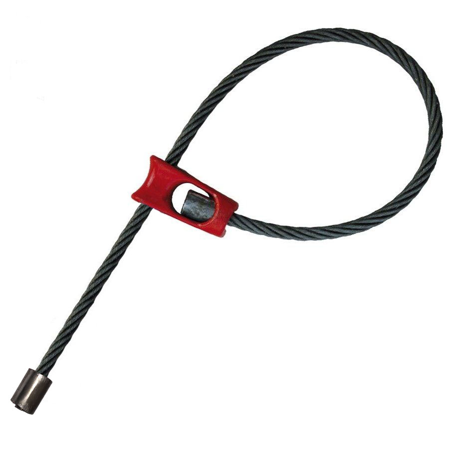 Trhací lano s niplem 10 mm x 4,0 m 7,1 t elastické.