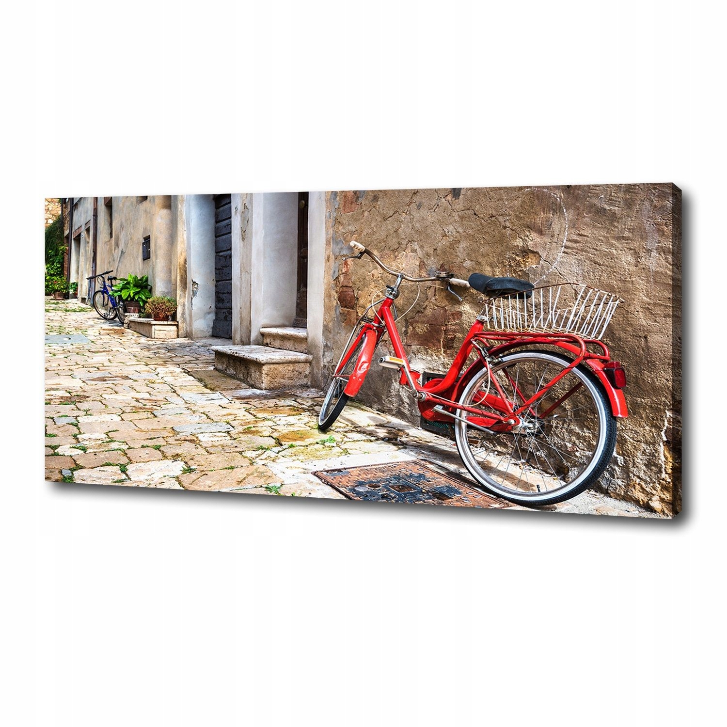

Foto obraz na płótnie Czerwony rower 125x50 cm