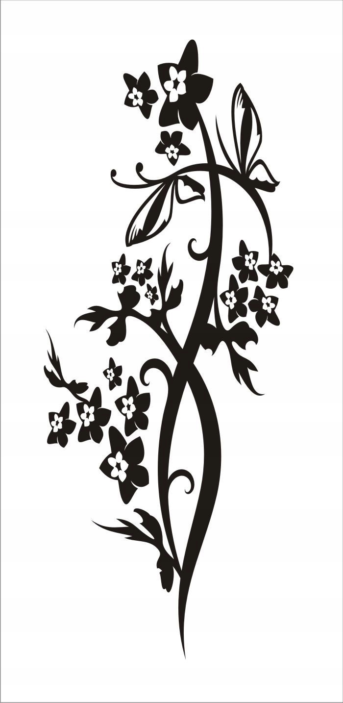 

Naklejka na ścianę meble lustro dekor Ornament 26