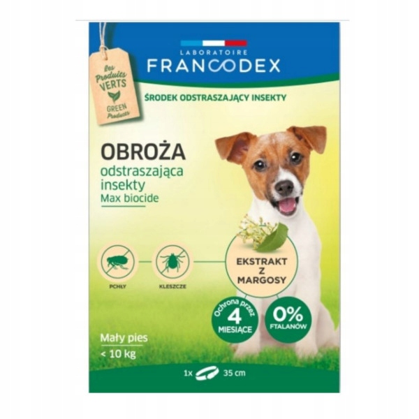 

Francodex Obroża Przeciw Insektom Dla Psów Do 10KG