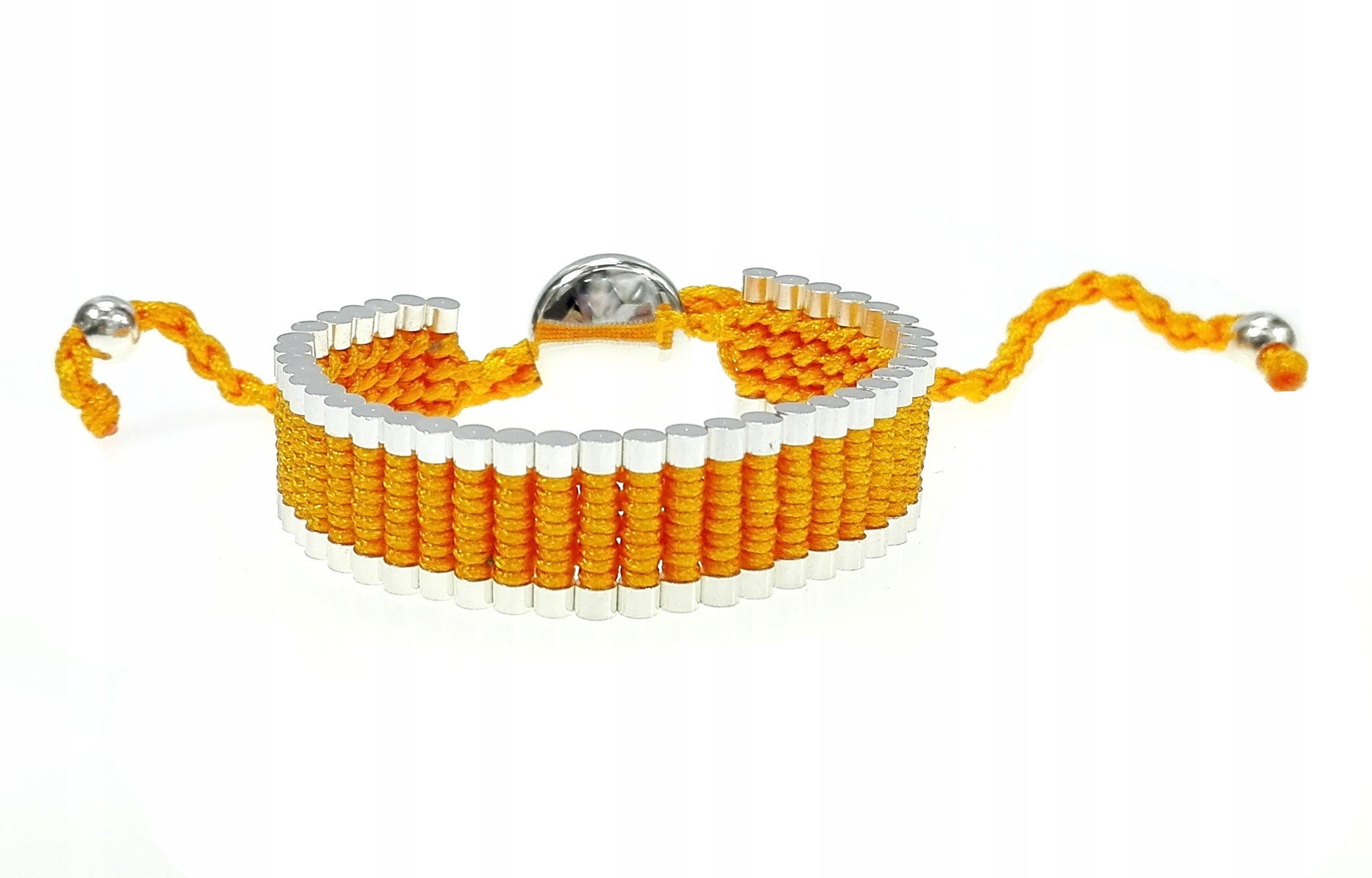 

Bransoletka srebrna celebrytka żółta