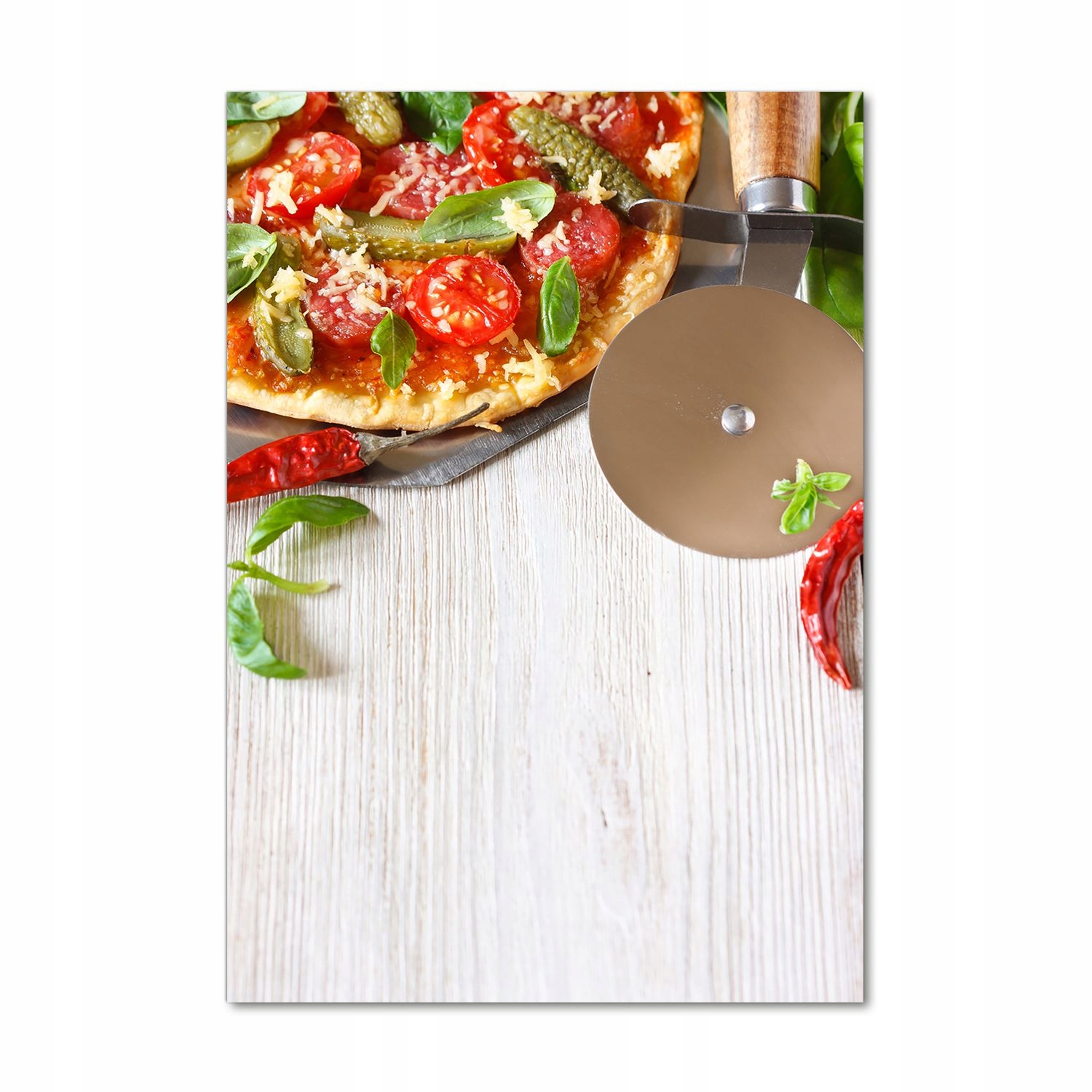 

Fotoobraz szklany na ścianę do salonu Pizza 70x100