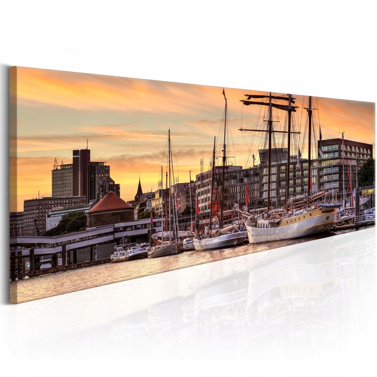 

Obraz - Port w Hamburgu - 150X50