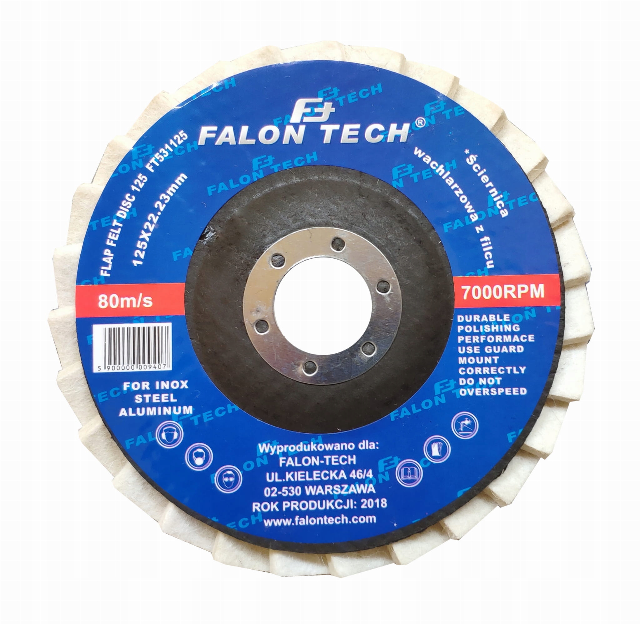 

Lamelka Filcowa Polerska 125M Tarcza Polerska Filc