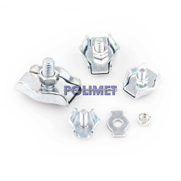 ZACISK LINOWY SIODEŁKOWY POJ. 3 mm - 10 szt. ATEST