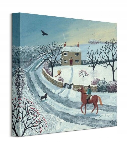 

Winter Ride - obraz na płótnie 40x40 cm
