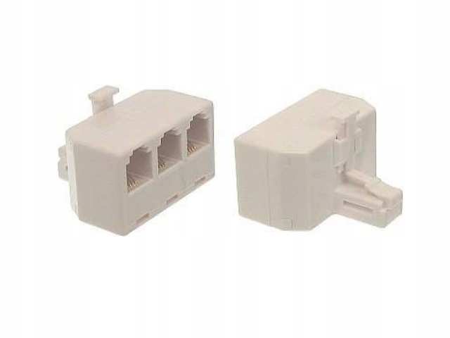

Rozdzielacz telefoniczny Wtyk RJ11 3 Gniazda RJ11