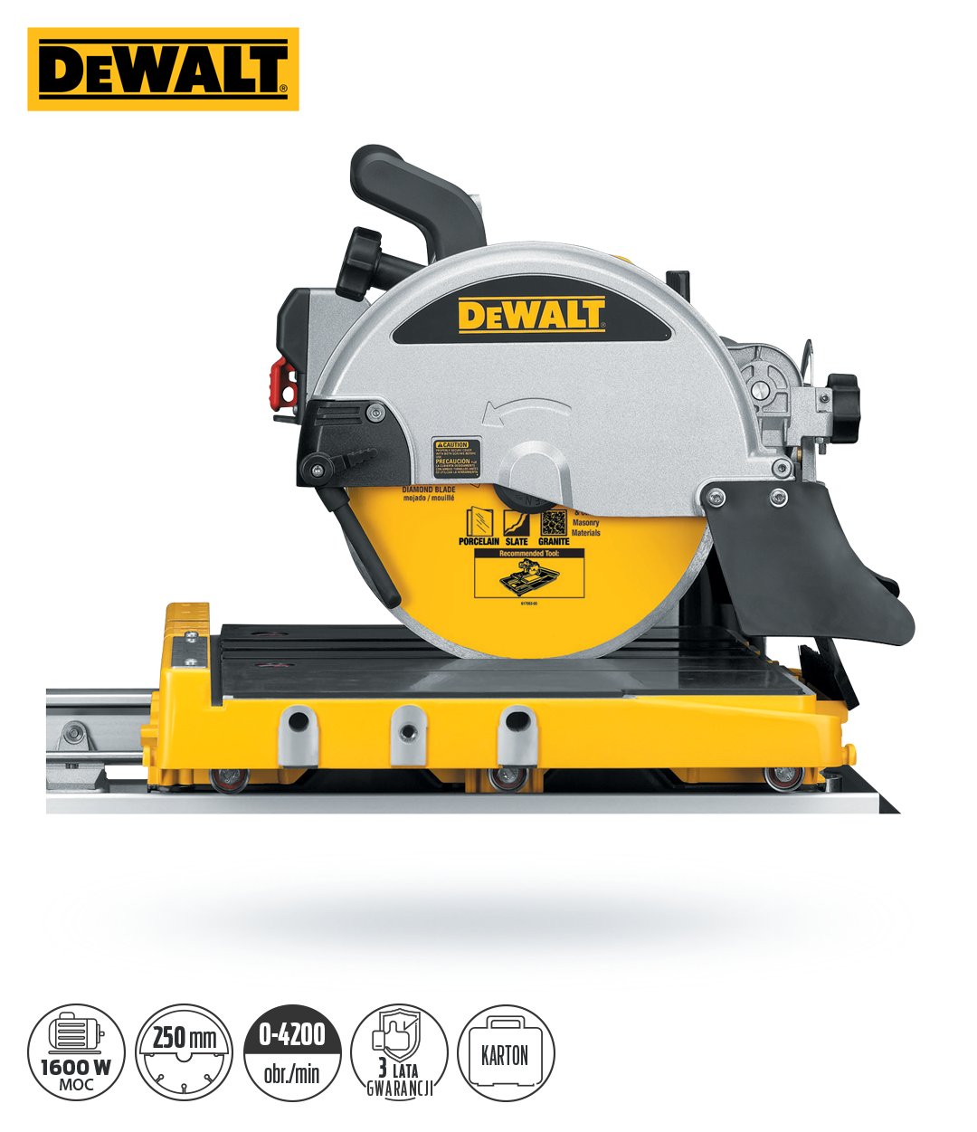 DeWalt D24000 przecinarka do płytek glazury 610mm Marka DeWalt