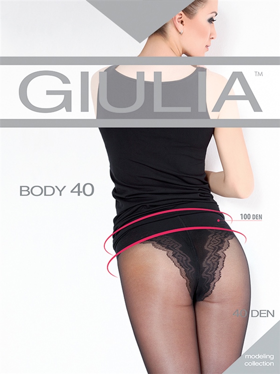 

Giulia Rajstopy Body 40den r.3 nero