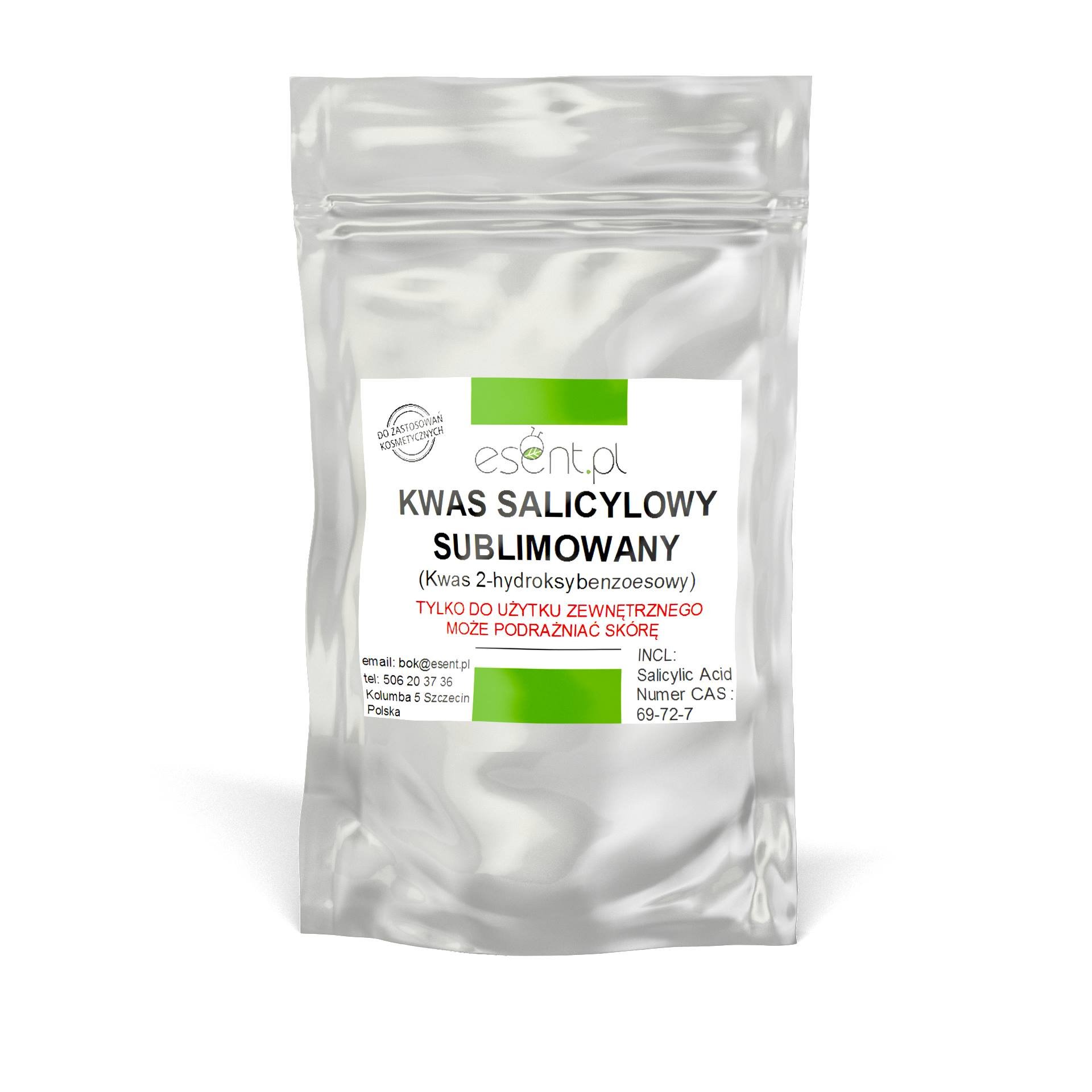 

Kwas salicylowy 99,79% 20 g cera tłusta/trądzikowa