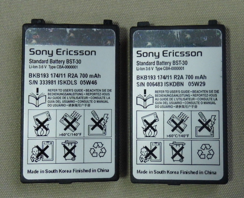 ORYG BATERIA BST-30 SONY ERICSSON K700i T220 T226 Marka Sony