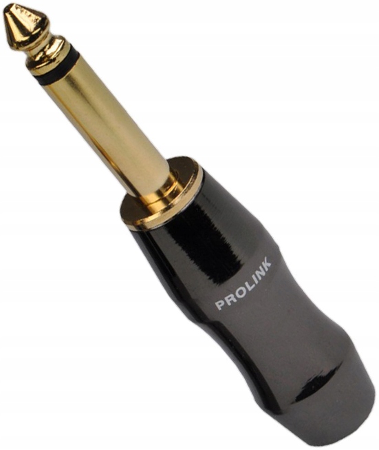 

Wtyk Jack 6.3 Mono Prolink Premium Tpj 0640B Złoto