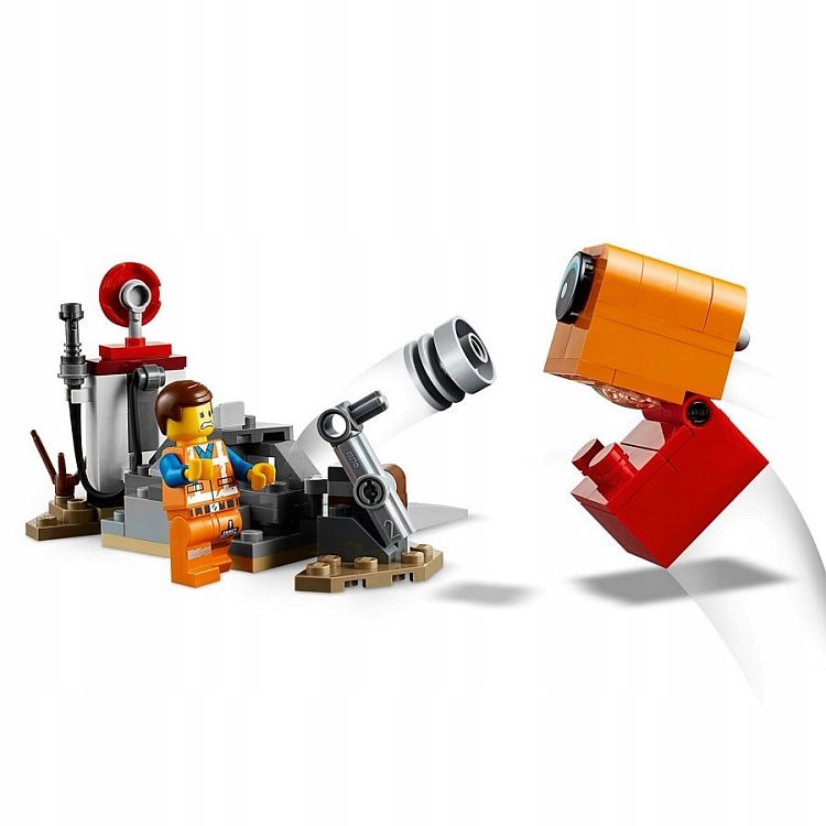 LEGO MOVIE 70823 Trójkołowiec Emmeta Waga produktu z opakowaniem jednostkowym 0.24 kg