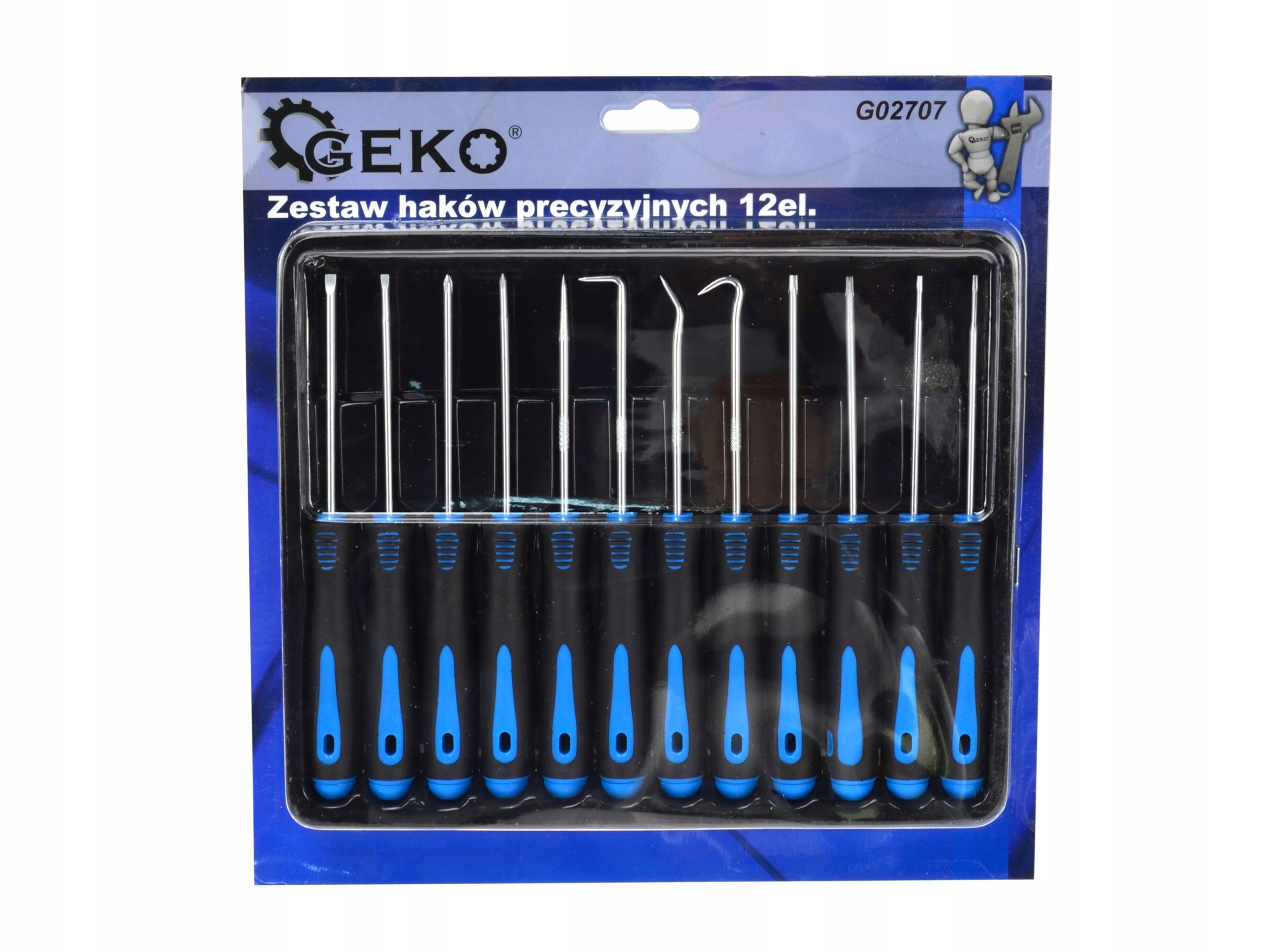 ZESTAW 12EL GROTY HAKI SKROBAKI OGINGÓW ORING GEKO EAN (GTIN) 5901477149146