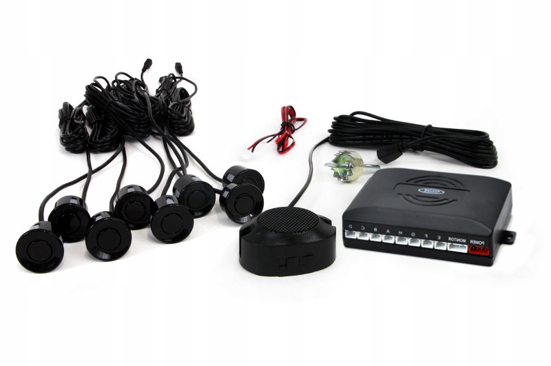 Zestaw czujniki cofania do przodu i tylu brzeczyk