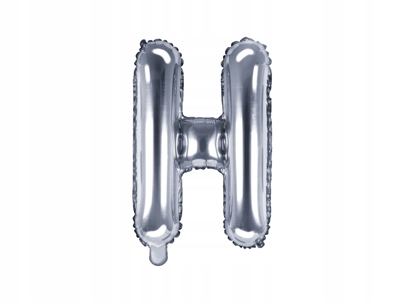 

Balon foliowy H srebrny 35cm 1szt FB2M-H-018