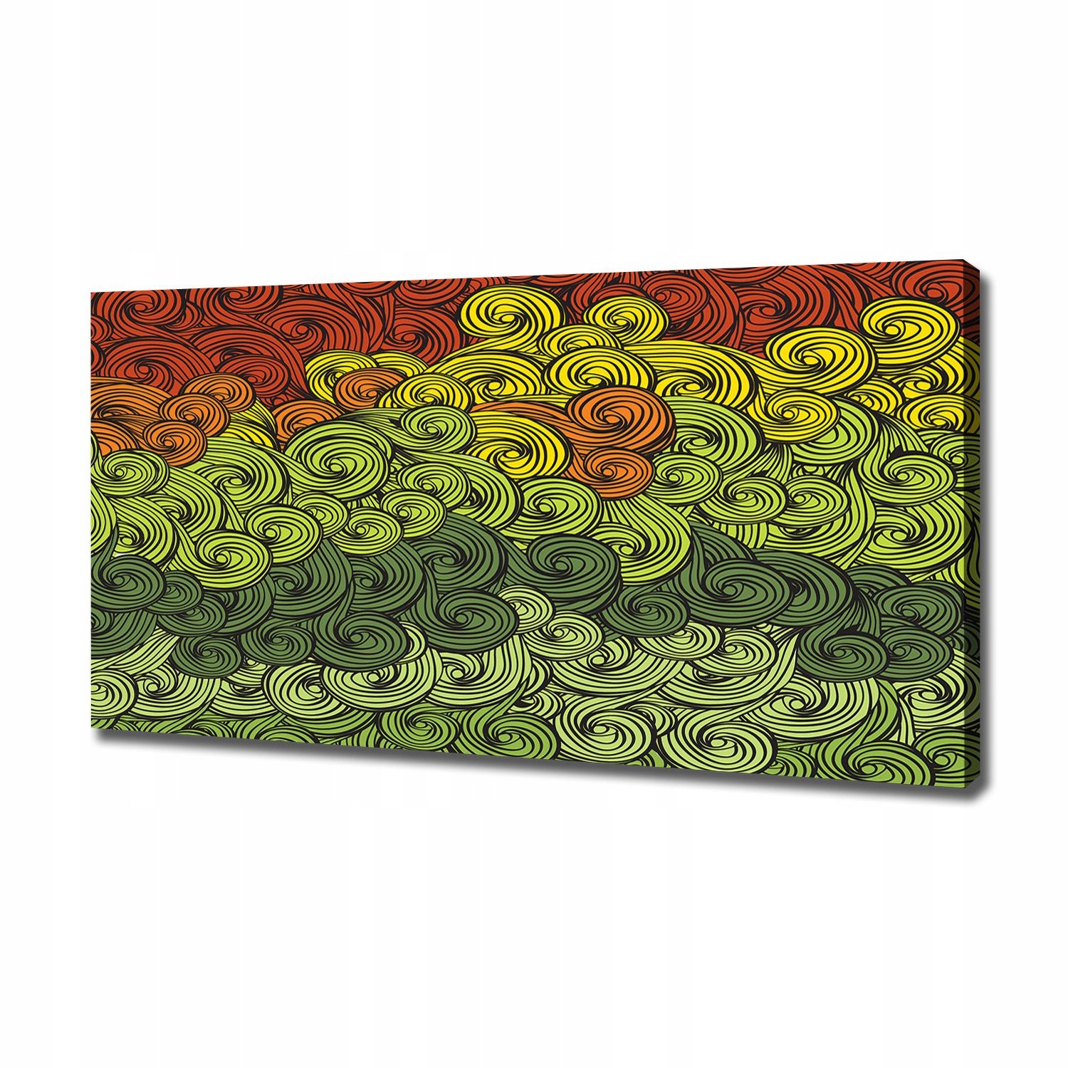 

Foto obraz na płótnie Kolorowe fale 120x60 cm