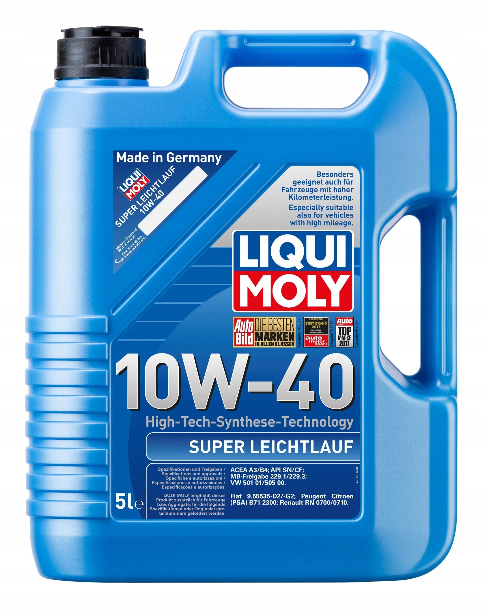 LIQUI MOLY SUPER LEICHTLAUF 10W40 5L 9505