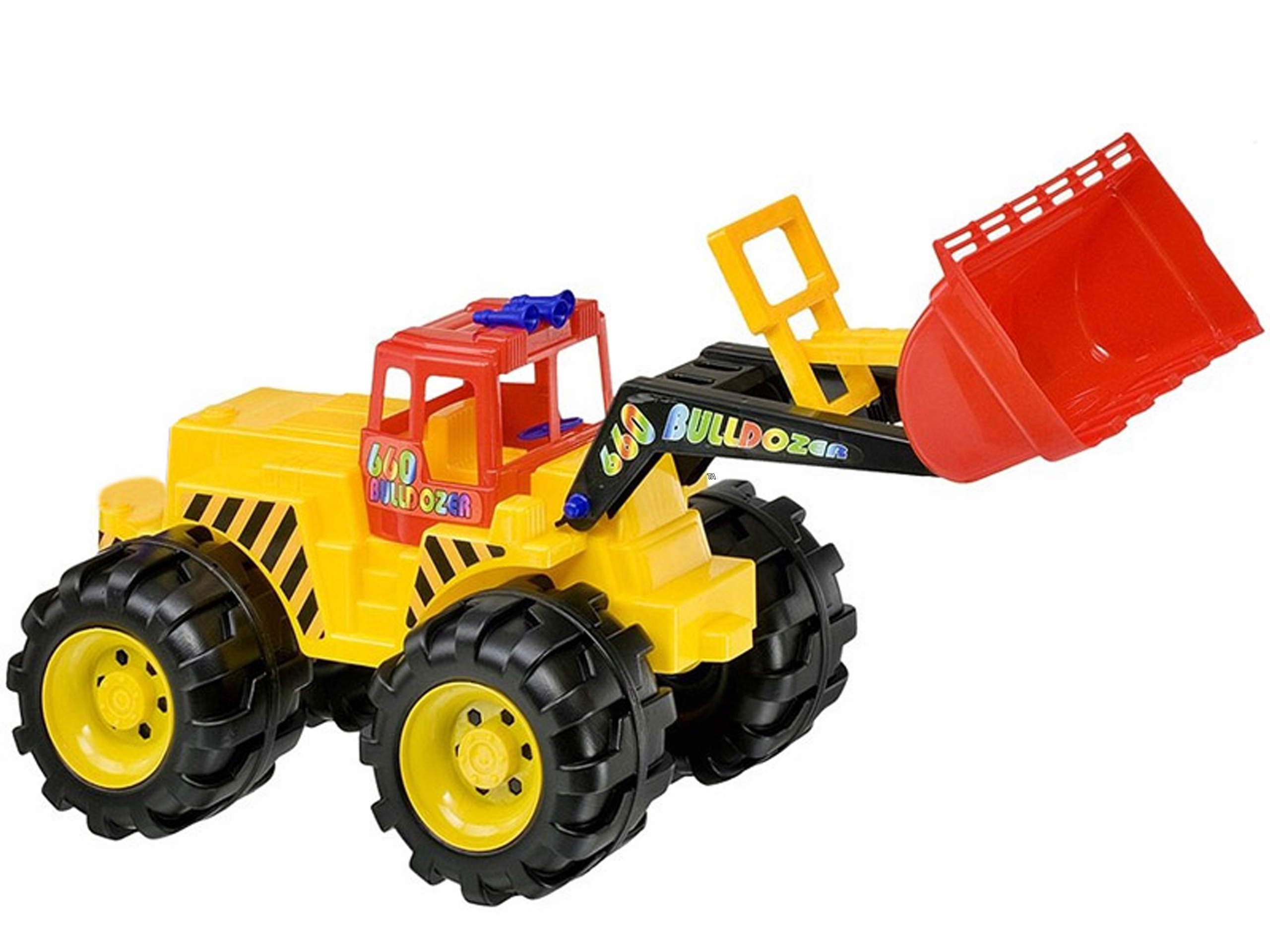 Zabawka Spychacz jeździk Pojazdy Budowy