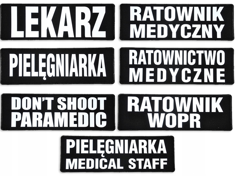 

Emblemat odblask Ratownik Medyczny Medical Staff
