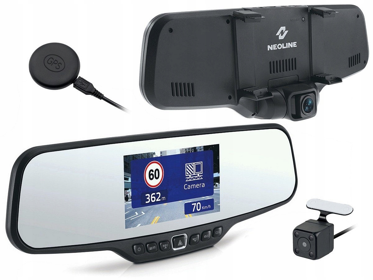 

Wideorejestrator w lusterku Neoline Gps fotoradary