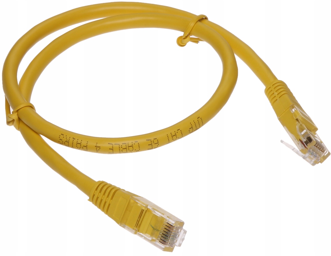 

Patchcord RJ45/6/0.5-YELLOW kat.6 żółty 0.5m