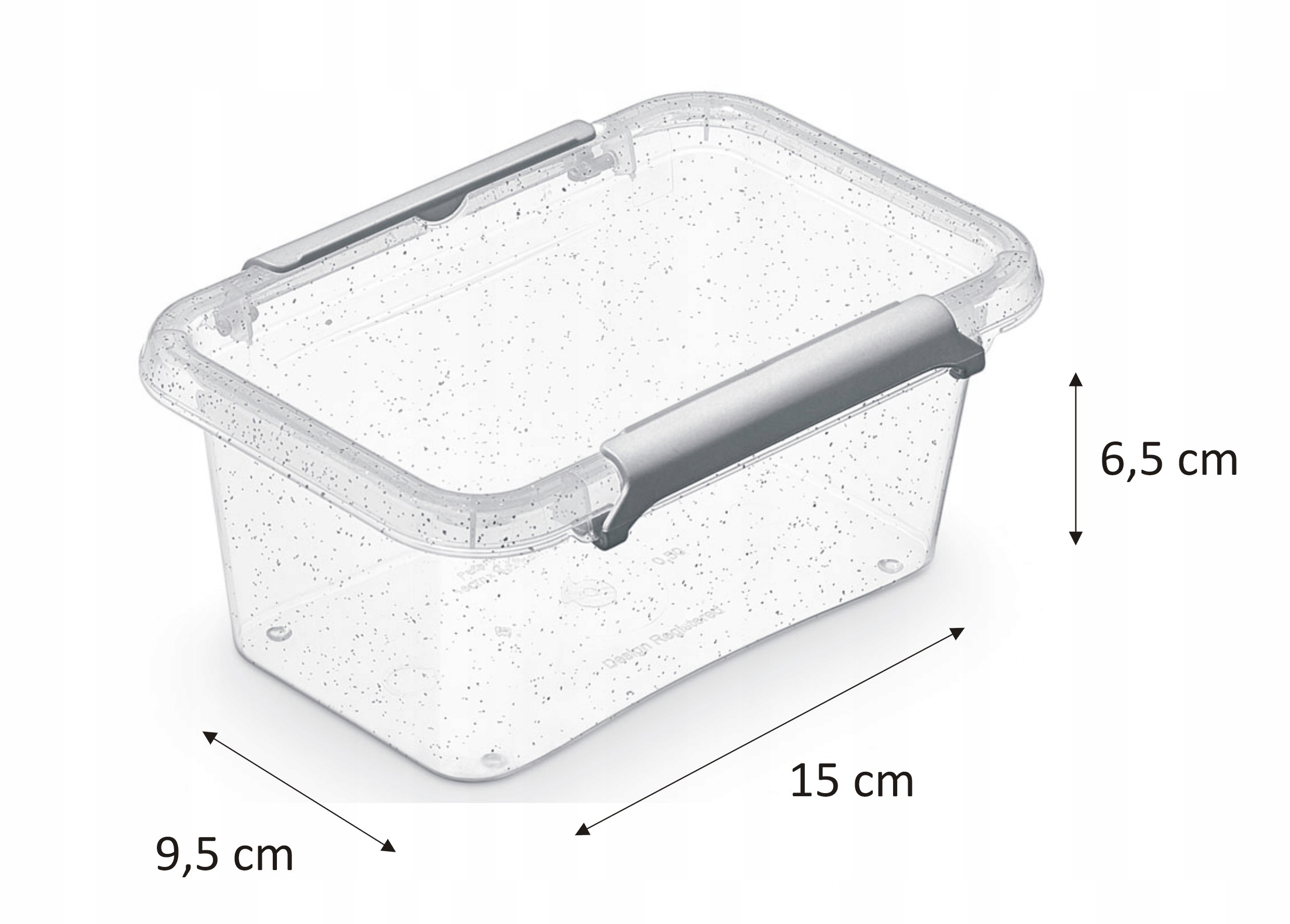 3 x POJEMNIK ANTYBAKTERYJNY NA ŻYWNOŚĆ PLASTIKOWY Z POKRYWĄ 500ml Marka Orplast