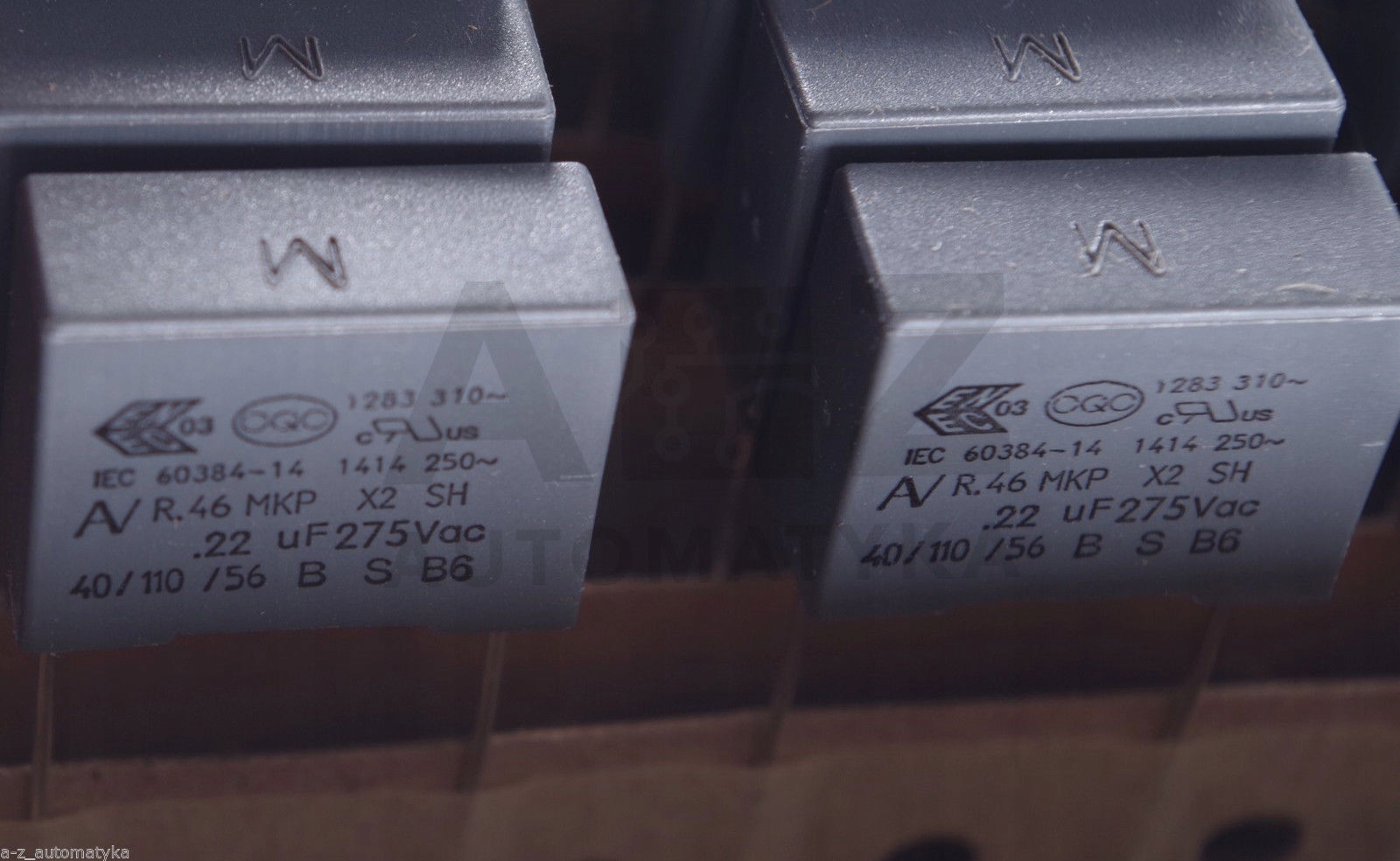 

Kond. Foliowy 0.22uF 220nF 275VAC Pp 20% 50SZT