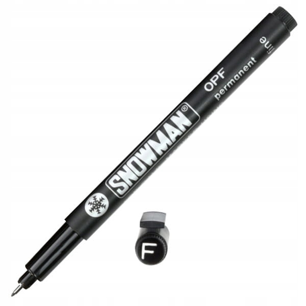 

Marker permanentny czarny Snowman F 1szt.