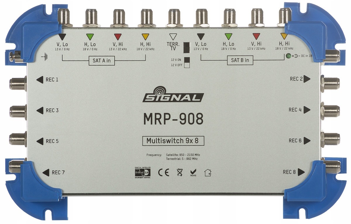 Multispínač Signal MRP-908 9 vstupů 8 výstupů