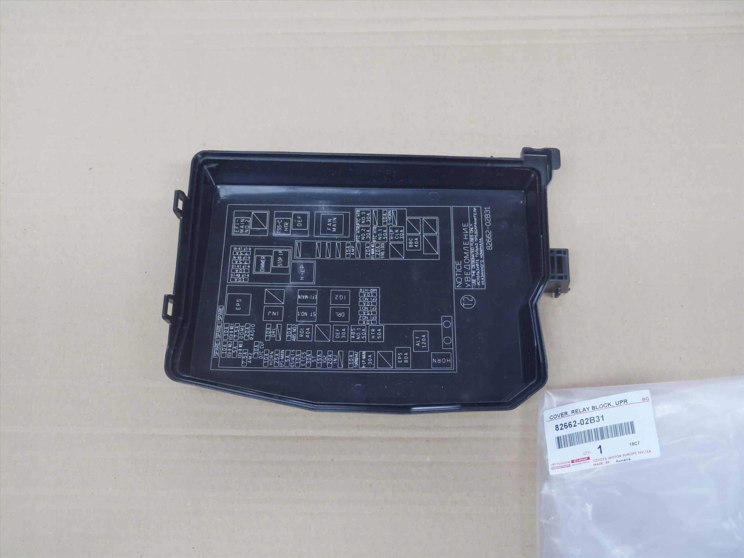 AURIS II 15-18 1,2 POKRYWKA PUSZKA BEZPIECZNIKÓW Producent części Toyota OE