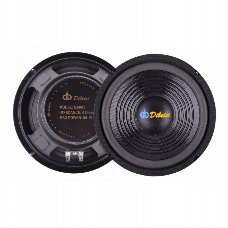 Głośnik niskotonowy 20cm 4 ohm 8 cali G8003-4 Konstrukcja jednodrożne