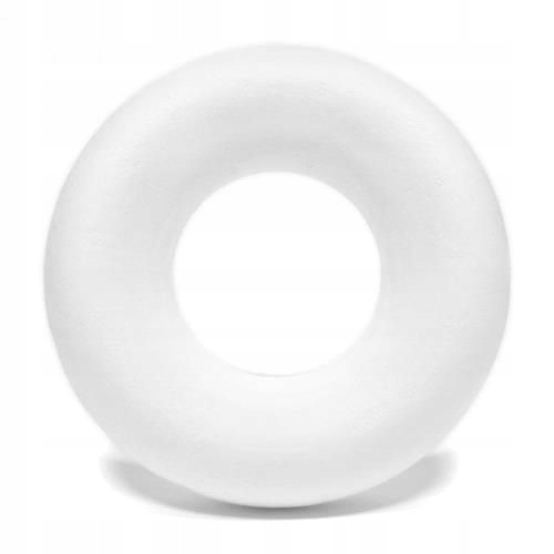 Oponka styropianowa ring 20 cm biała