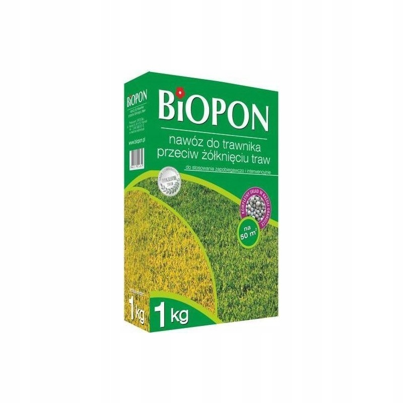 

Biopon Nawóz do traw przeciw źółknięciu 1kg