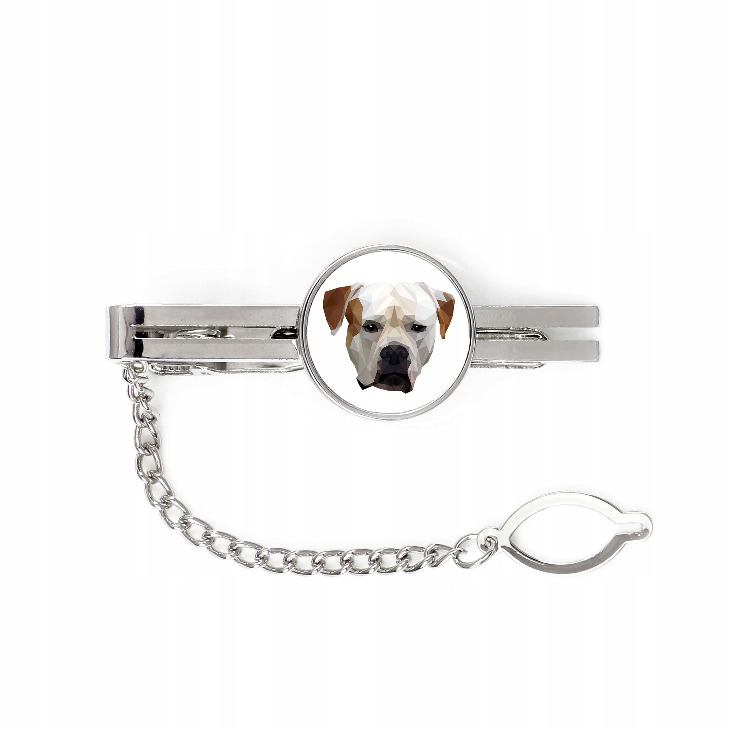 

Buldog amerykański geometryczny Spinka do krawata