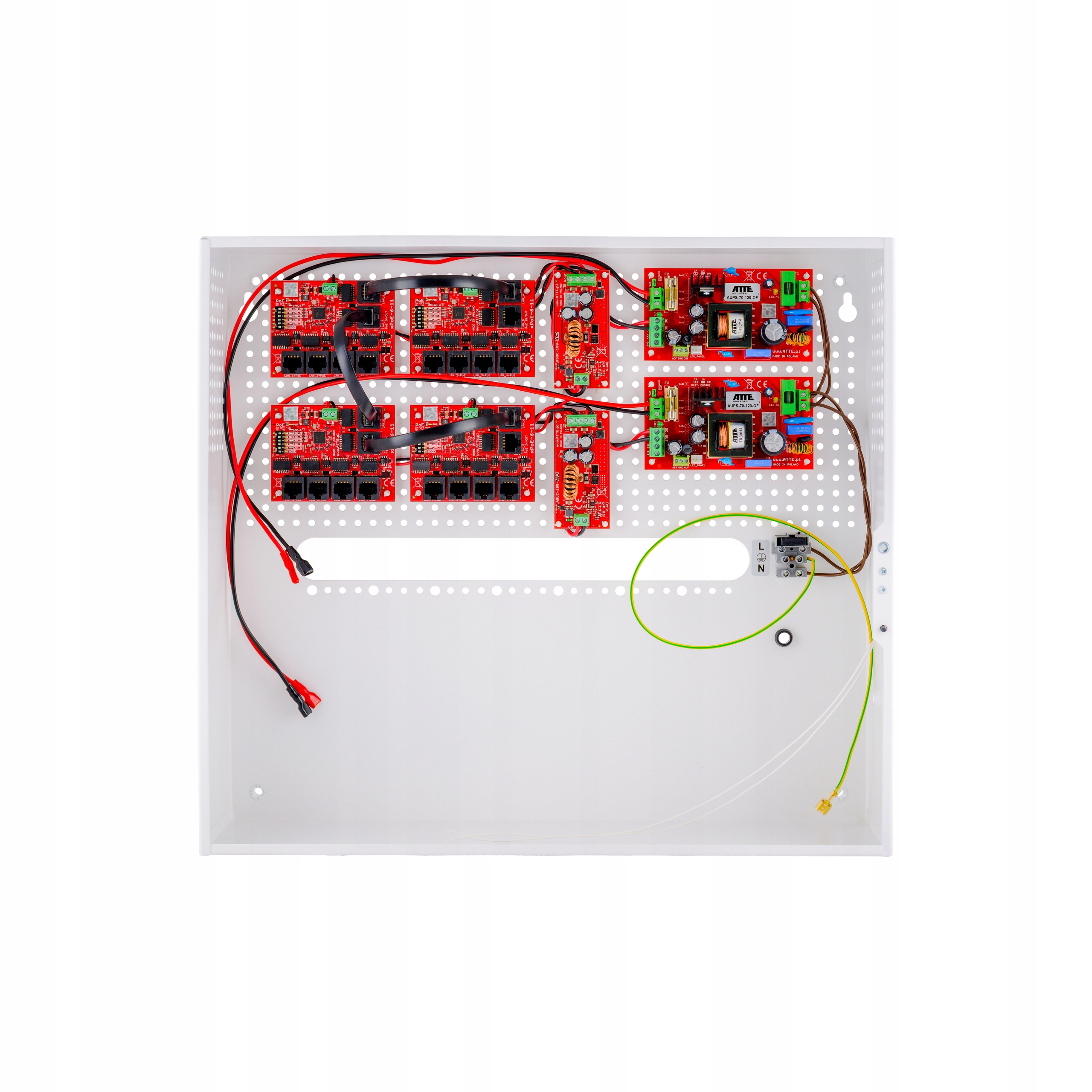 Atte IPUPS-17-11-H Zestaw buf 17 kamer Ip PoE