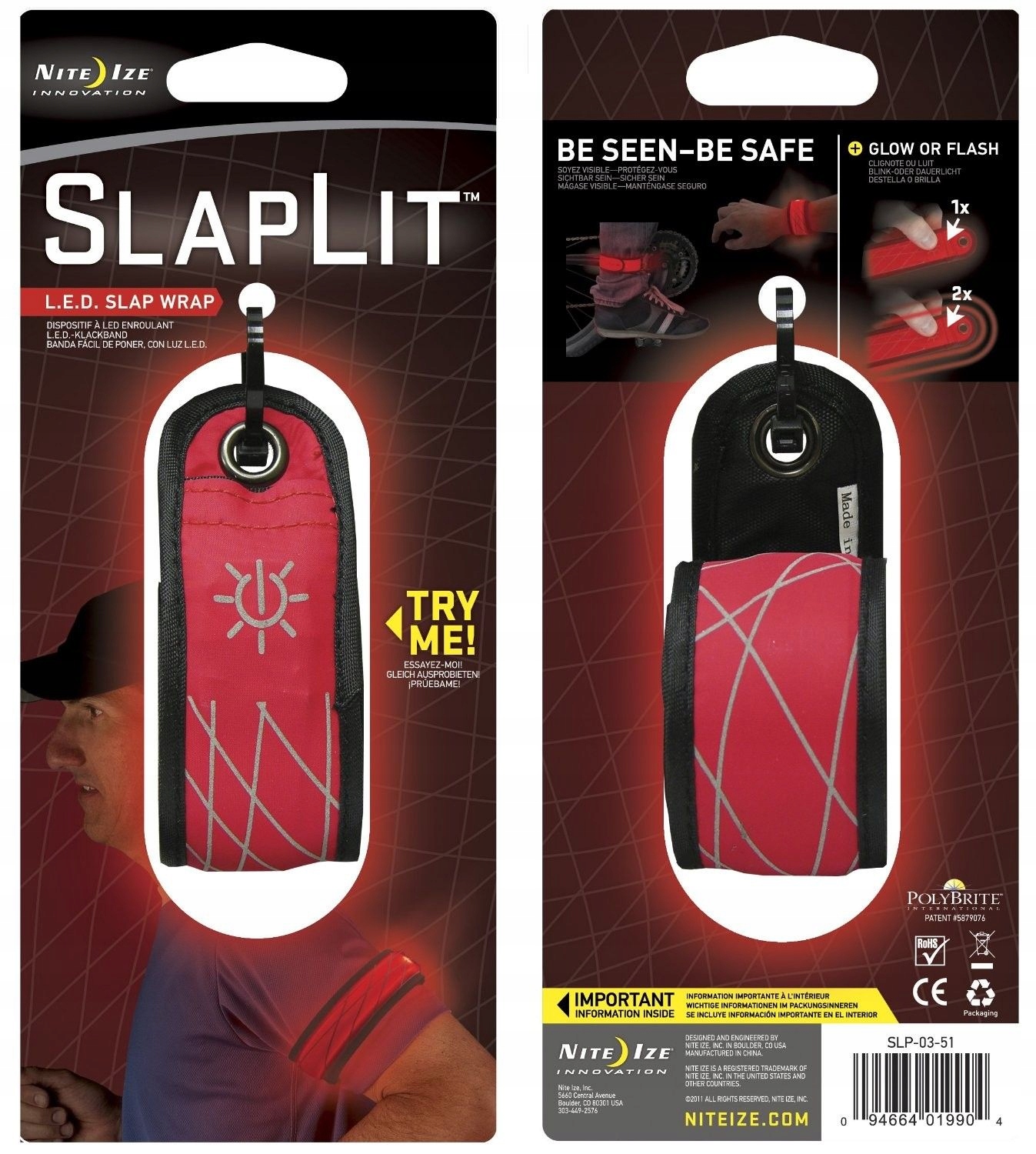 

Opaska świecąca elastyczna Led Nite Ize na rower