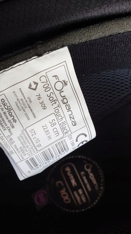 KASK JEŹDZIECKI C700 FOUGANZA roz 58 Model C700