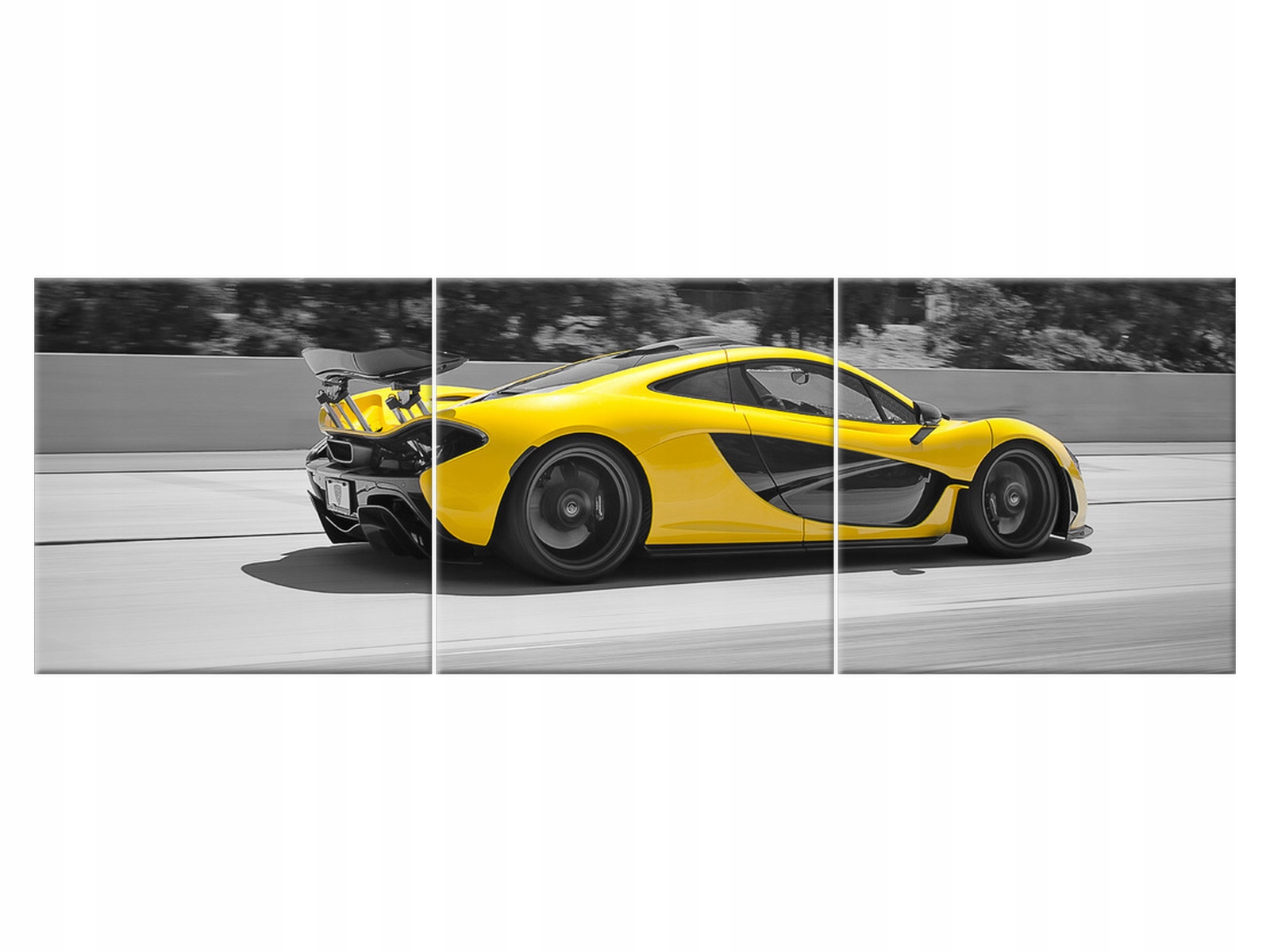 

Obraz Żółty McLaren P1 150x50 Niebo Samochód