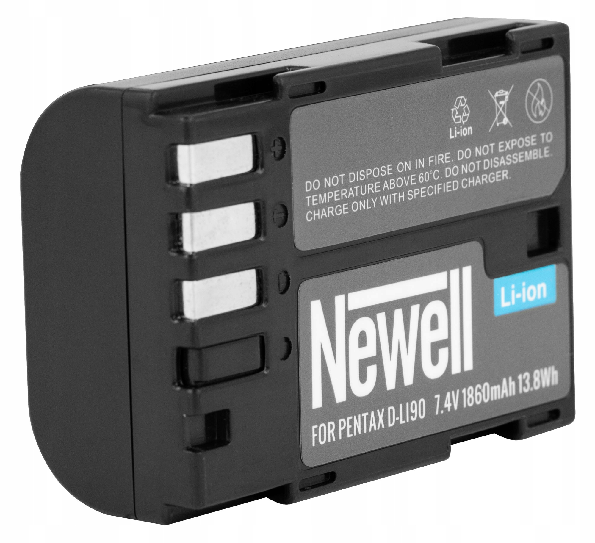 

Bateria Newell D-Li90 do Pentax K-5 IIs K-7 K-3 II