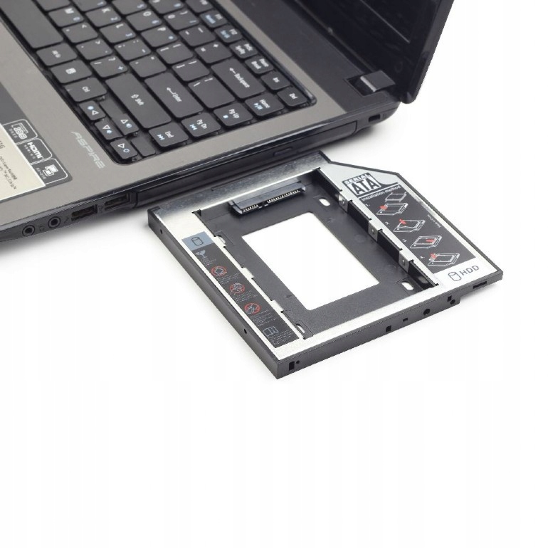 

Kieszeń na dysk Hdd Ssd 2,5 Sata 12,7 mm Gembird