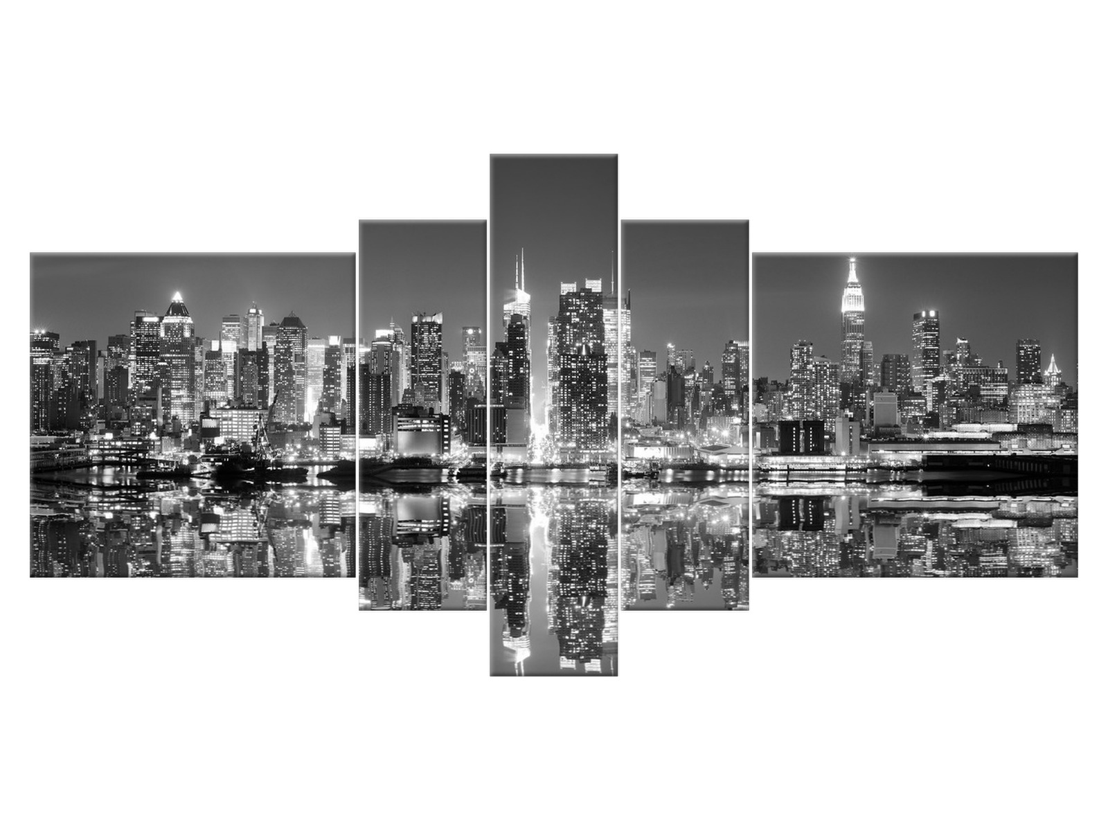 

Obraz 160x80 Pejzaż Manhattan nocą Morze Płótno