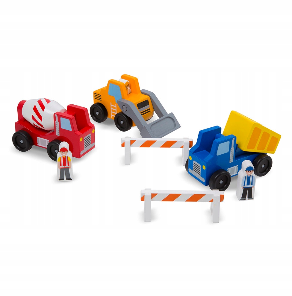 

Pojazdy budowy autka pojazdy 3szt Melissa and Doug