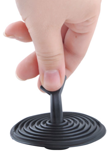 KOREK SILIKONOWY DO ZLEWU UMYWALKI WANNY Z RĄCZKĄ Marka inna