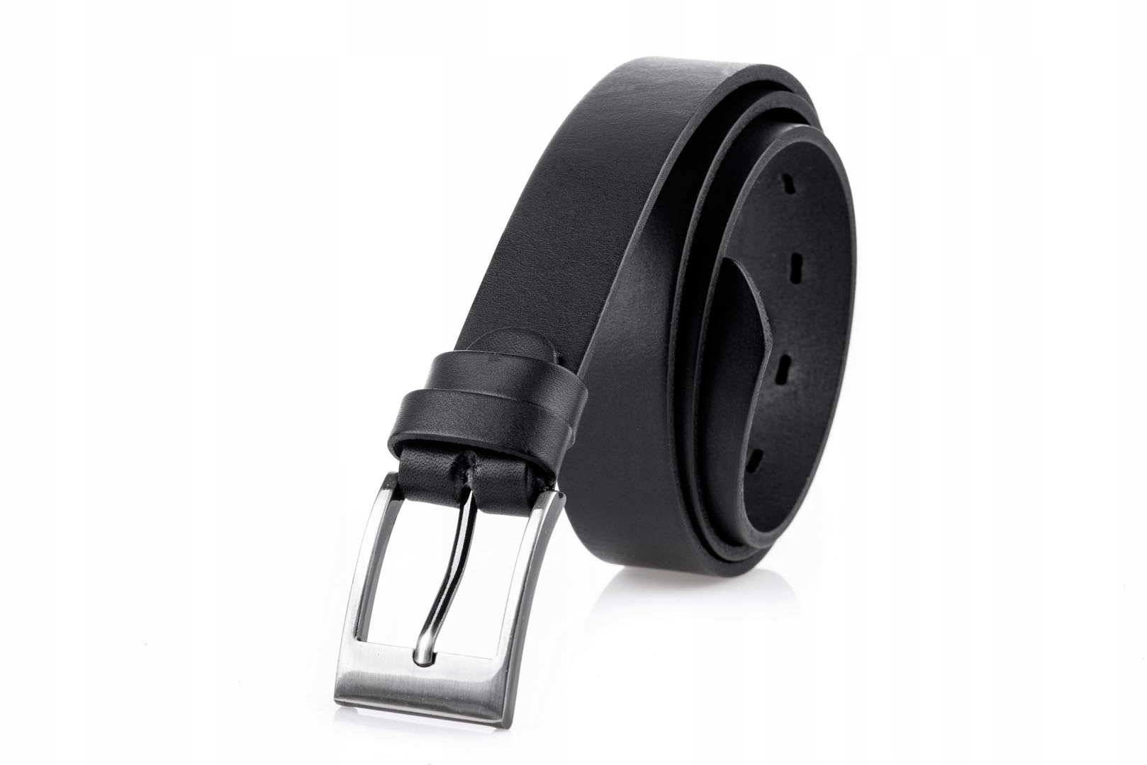 

Pasek męski skórzany klasyczny czarny 3/100 cm