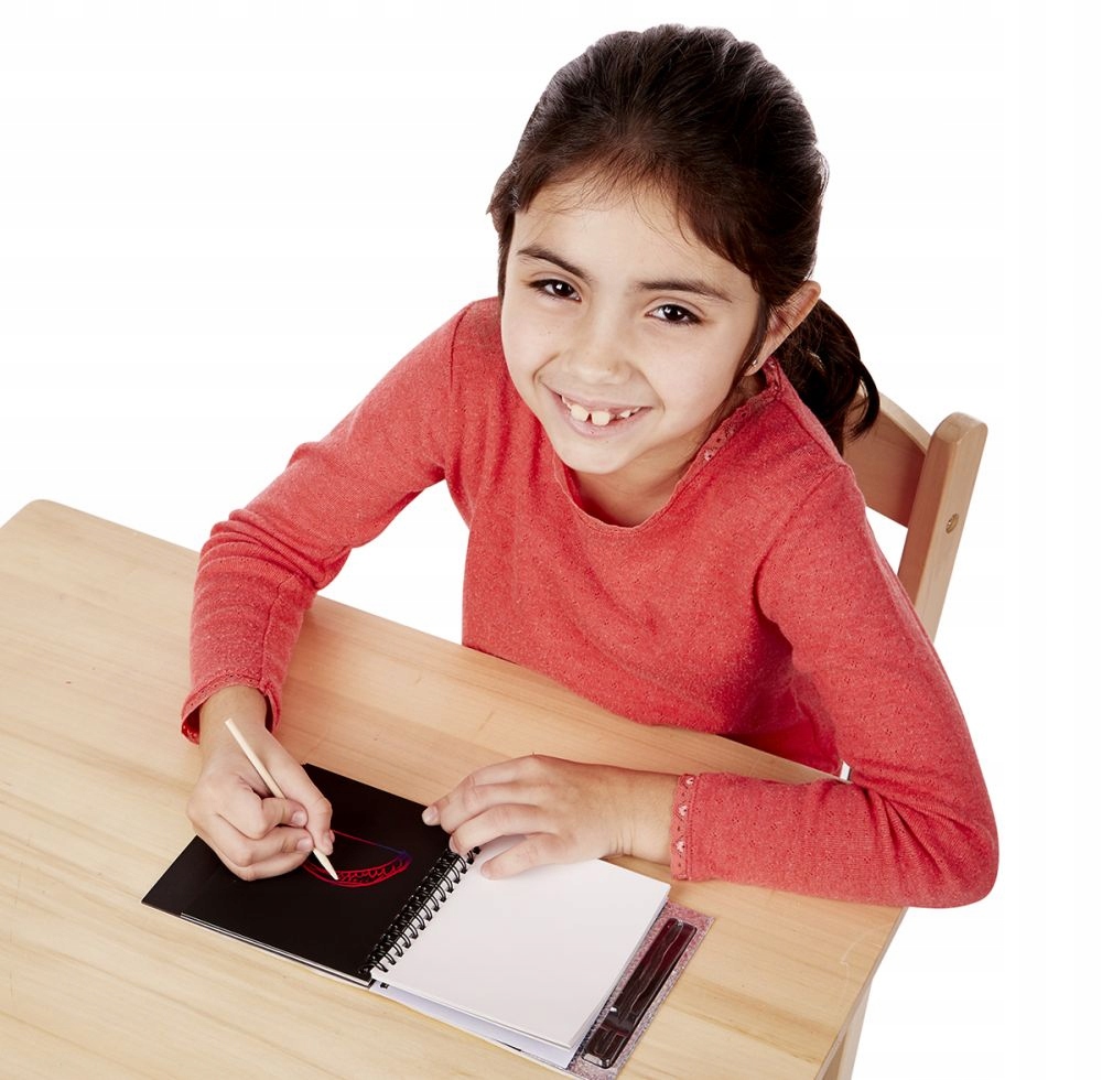 Melissa and Doug Zestaw 16szt. zdrapek ScratchArt WYDRAPYWANKI DLA DZIECI Wiek dziecka 5 lat +