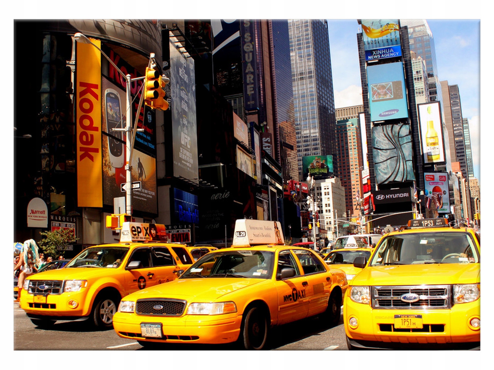 

Obraz Nowy Jork New York Taxi 70x50 na ścianę