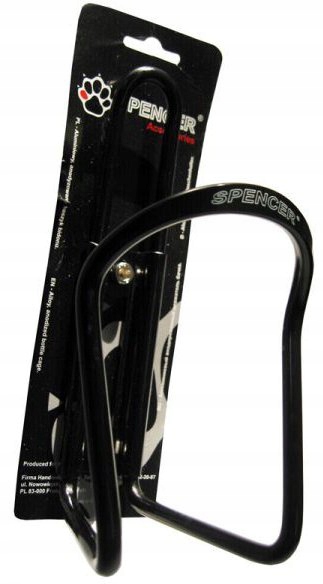 Koszyk bidonu ALU Spencer CZARNY