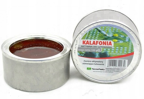 

AG118.2 Kalafonia aktywna do lutowania 100g
